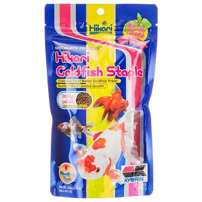 Hikari Goldfish Staple อาหารชนิดลอยน้ำสูตรโปรตีนมาตรฐานสำหรับปลาทอง เม็ดจิ๋ว